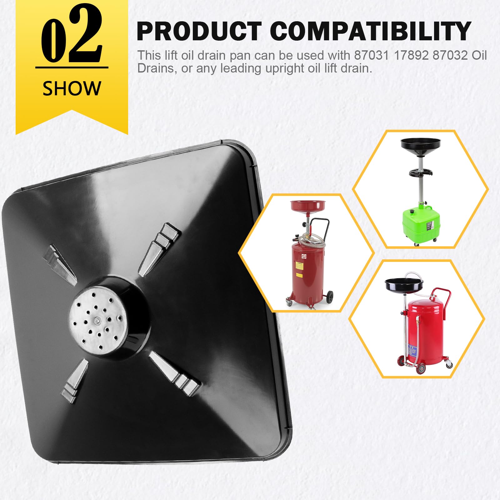 CHAR YONG large fluid catch pan captures leaks and protects floors