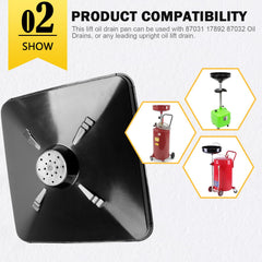 CHAR YONG large fluid catch pan captures leaks and protects floors