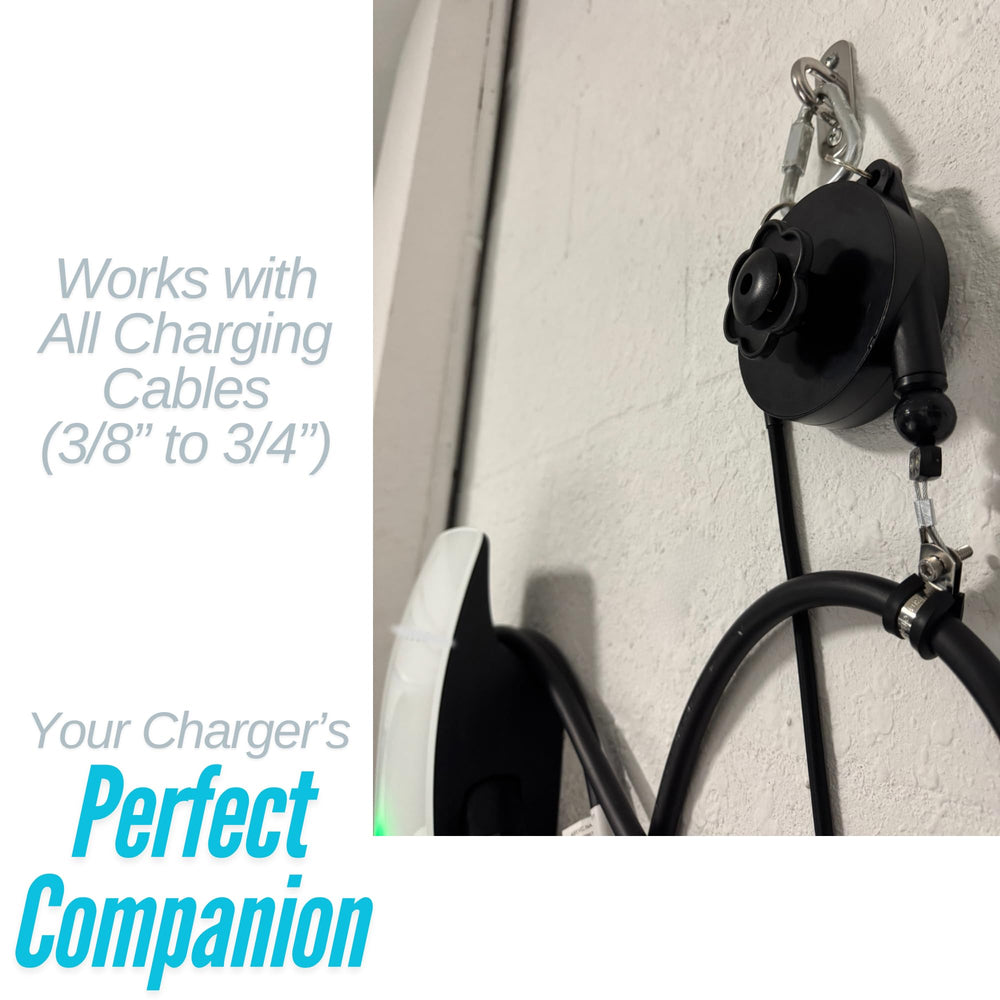 ChargeFlex under-garage-door clearance to allow door operation during charging