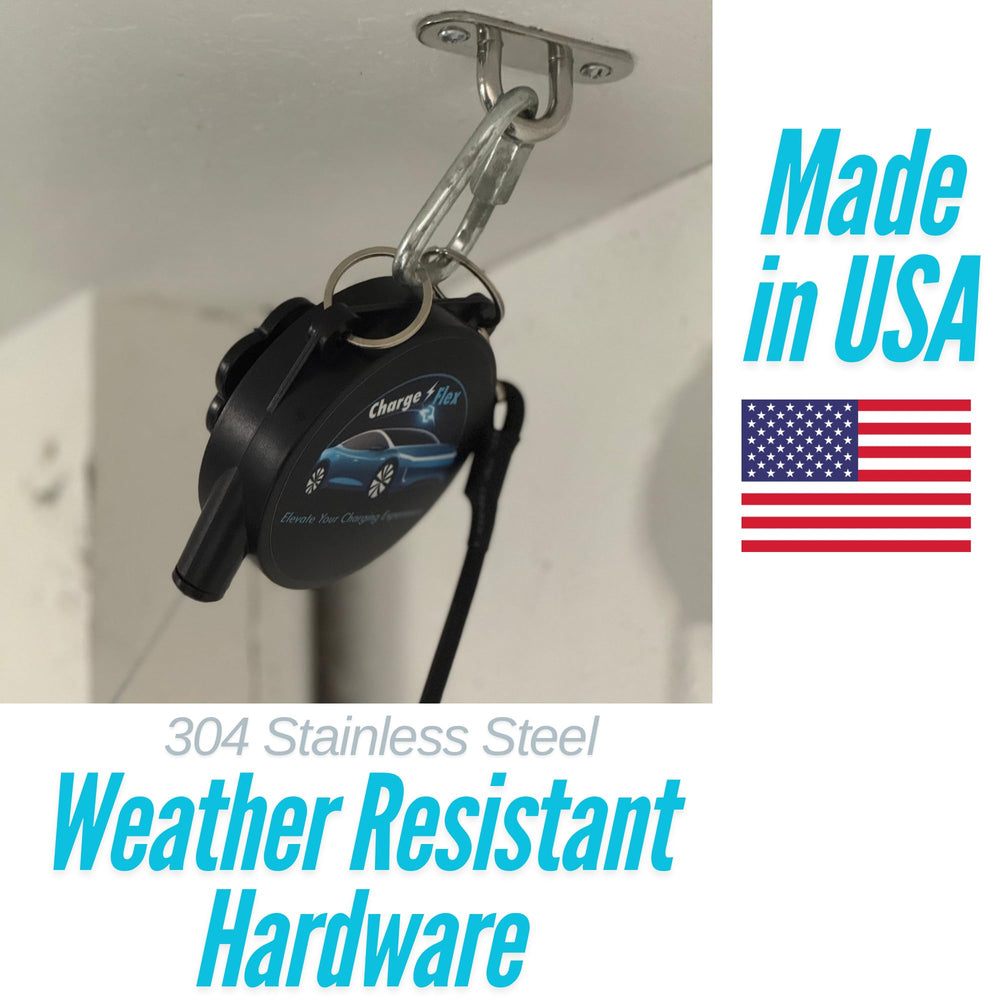 ChargeFlex USA manufacturing badge and durable USA-made design