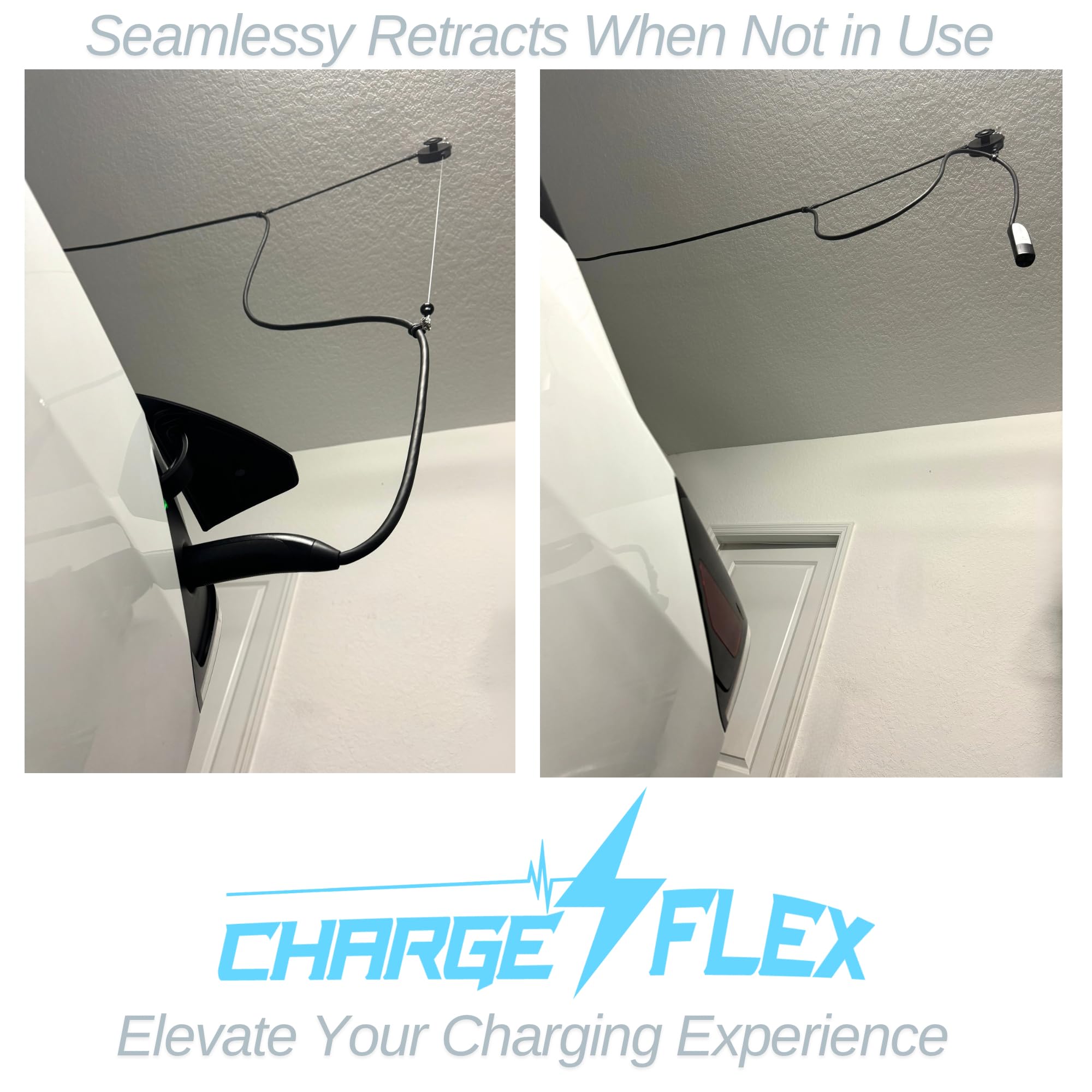 ChargeFlex wall mount option enabling flexible charging placement