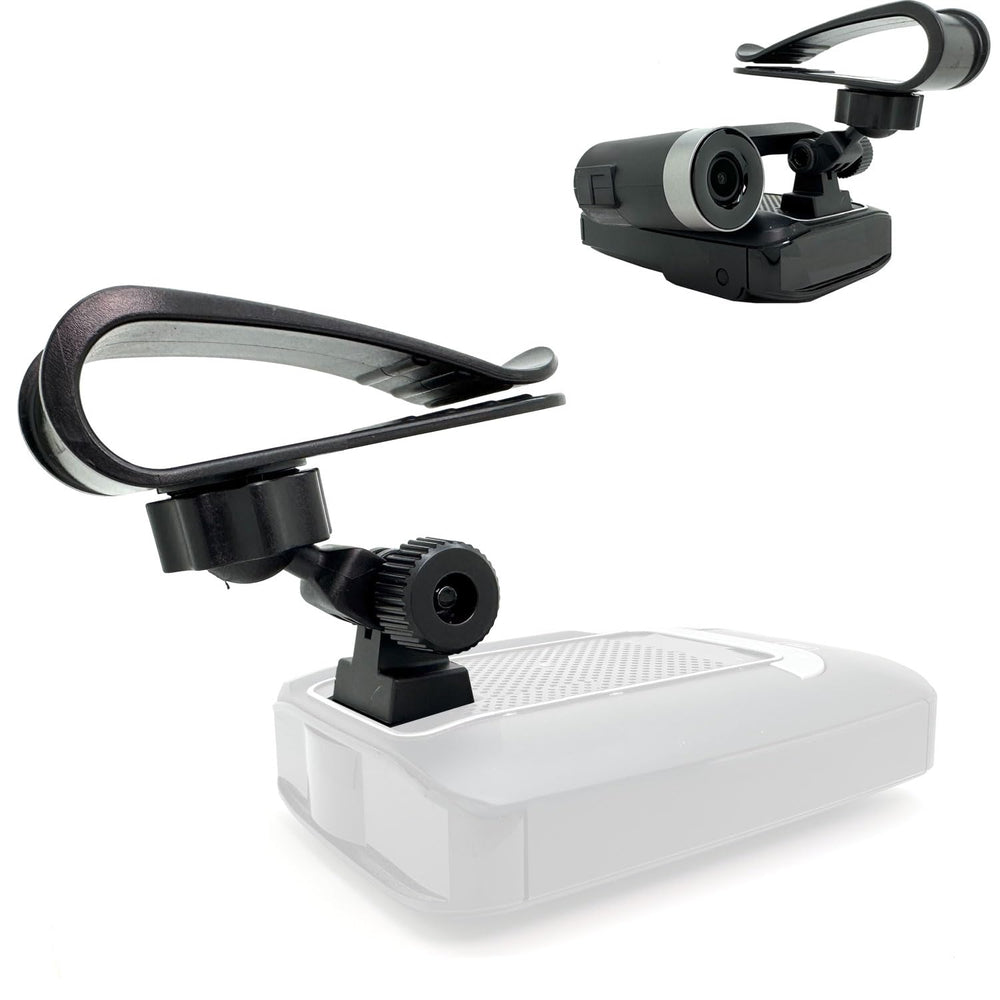 ChargerCity magnetic sun visor base enabling easy removal and safe driving visibility.