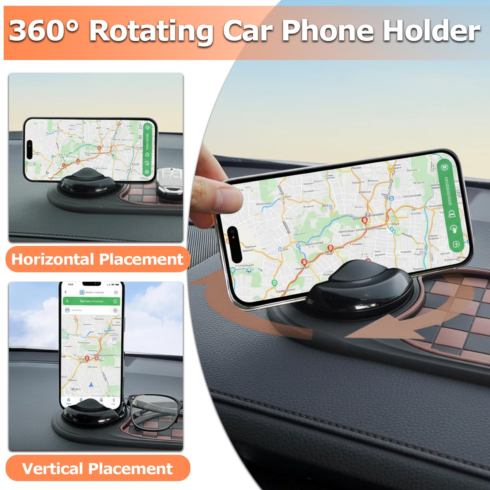 Charunee adjustable phone holder fits many devices for stable mounting
