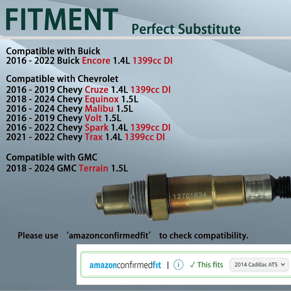 ChawYI O2 sensor set for Malibu 1.5L, improved compatibility and fit.