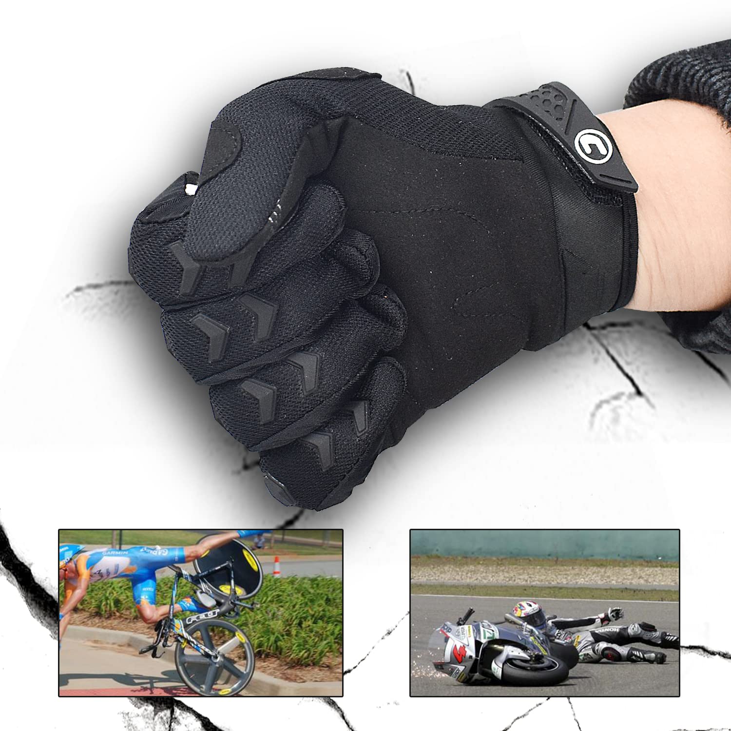 CHCYCLE neoprene wrist cuff maintains a secure, comfortable fit.