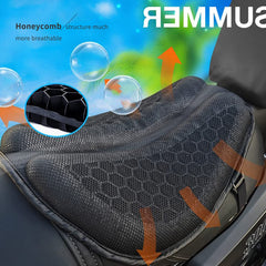 CHCYCLE Honeycomb Gel Structure demonstrates shock absorption on bumpy roads