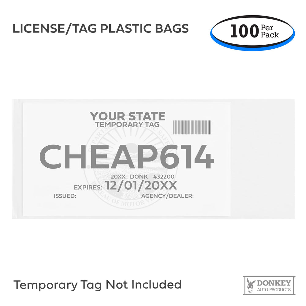 Cheap Ass Dealer Supplies durable 2mil bag shields a tag from moisture.
