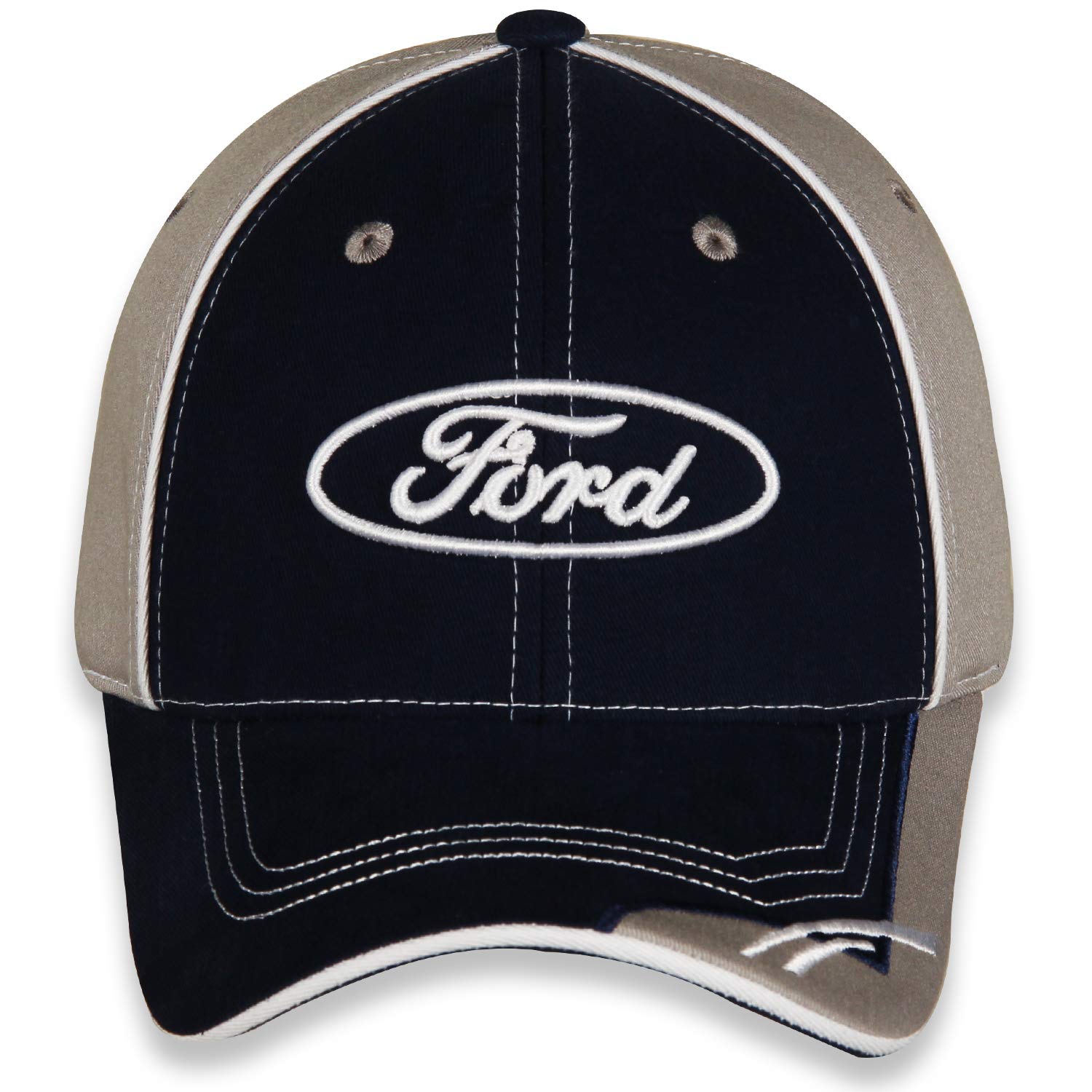 Checkered Flag Sports CFS Ford Racing Hat adjustable strap provides a comfortable fit.
