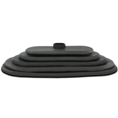 CHEDA shifter boot for Jeep CJ5/CJ7 with front view showing precise fit