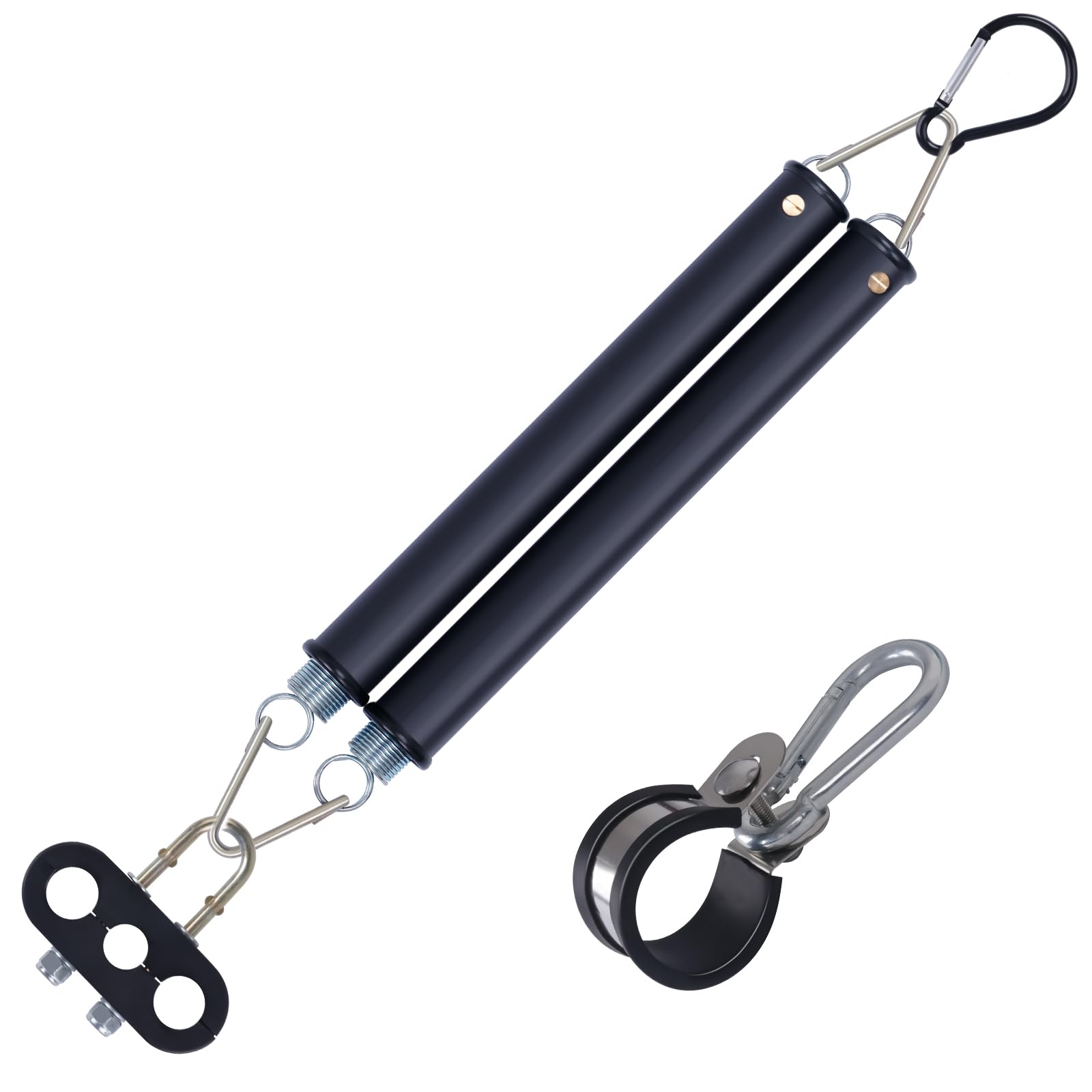 CheeMuii 16in double tender spring kit keeps air lines tidy and protected.