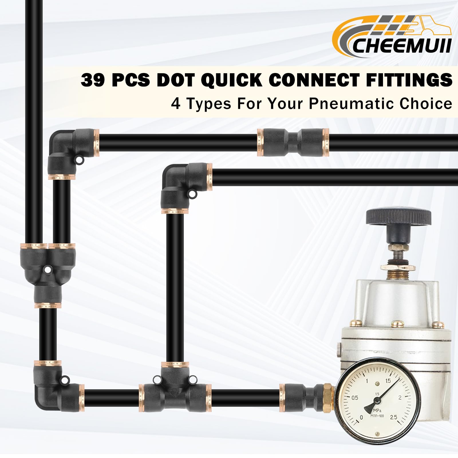 CheeMuii DOT tube cutter helps clean, precise cuts for installations.