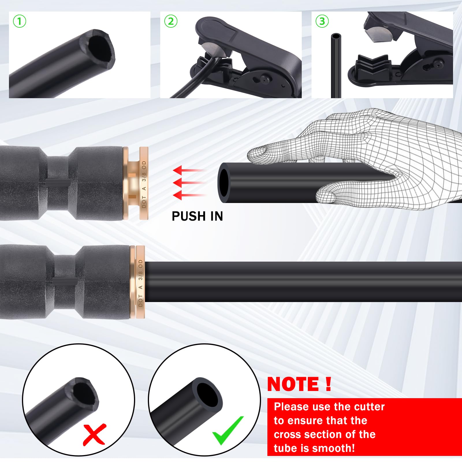 CheeMuii DOT Y splitter distributes lines cleanly and efficiently.