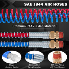 CheeMuii stainless spring joint protects wires during installation and use.