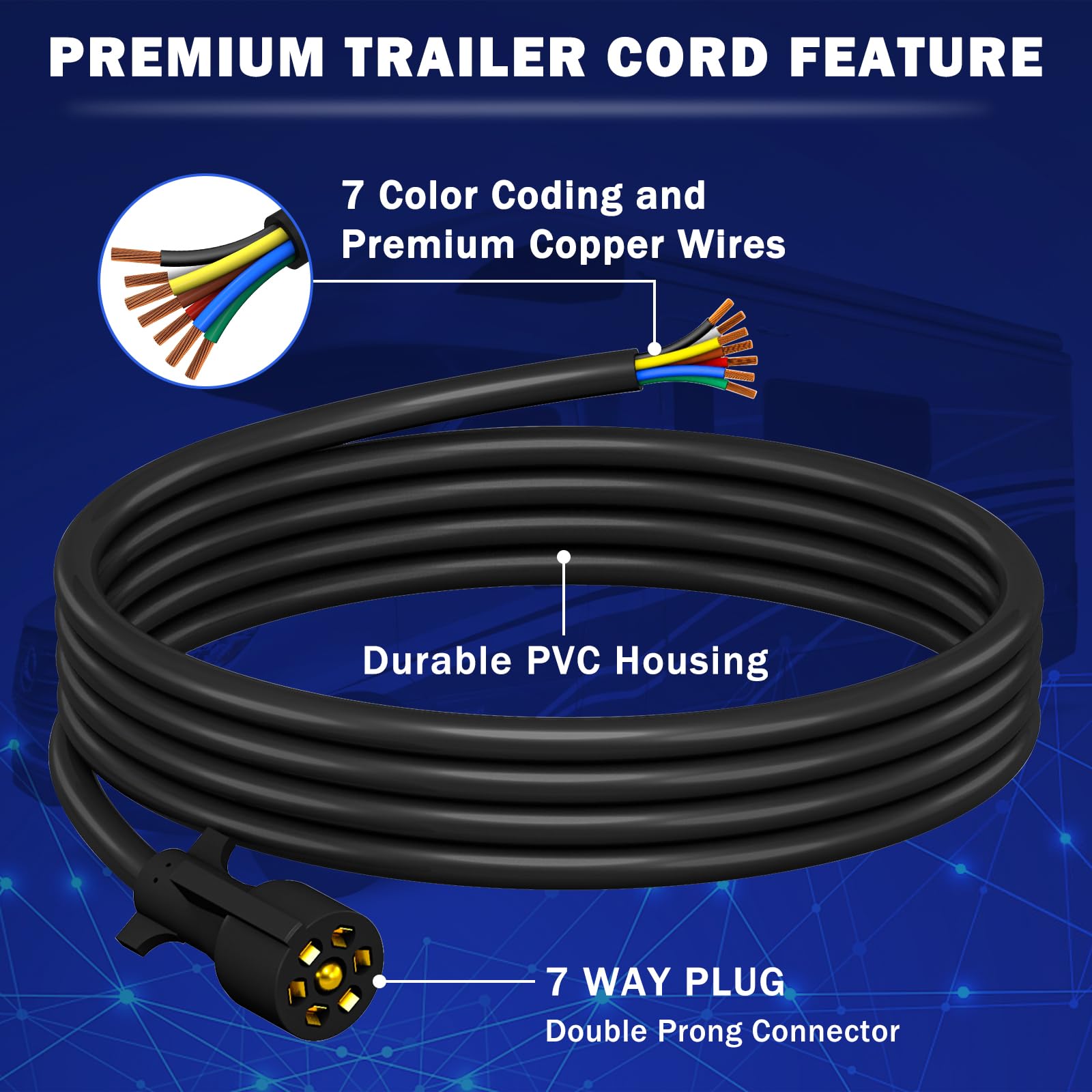 CheeMuii trailer light connections demonstrate reliable signal pathways