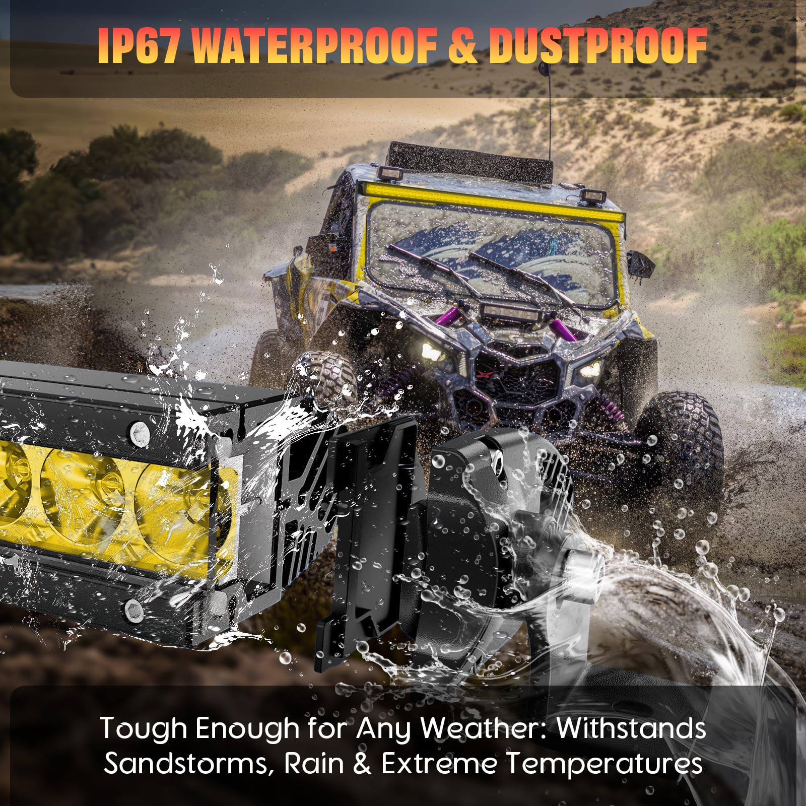 Extreme temperature range performance supports -40°F to 140°F environments.