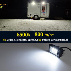 Chelhead RV porch light easy installation with included hardware.
