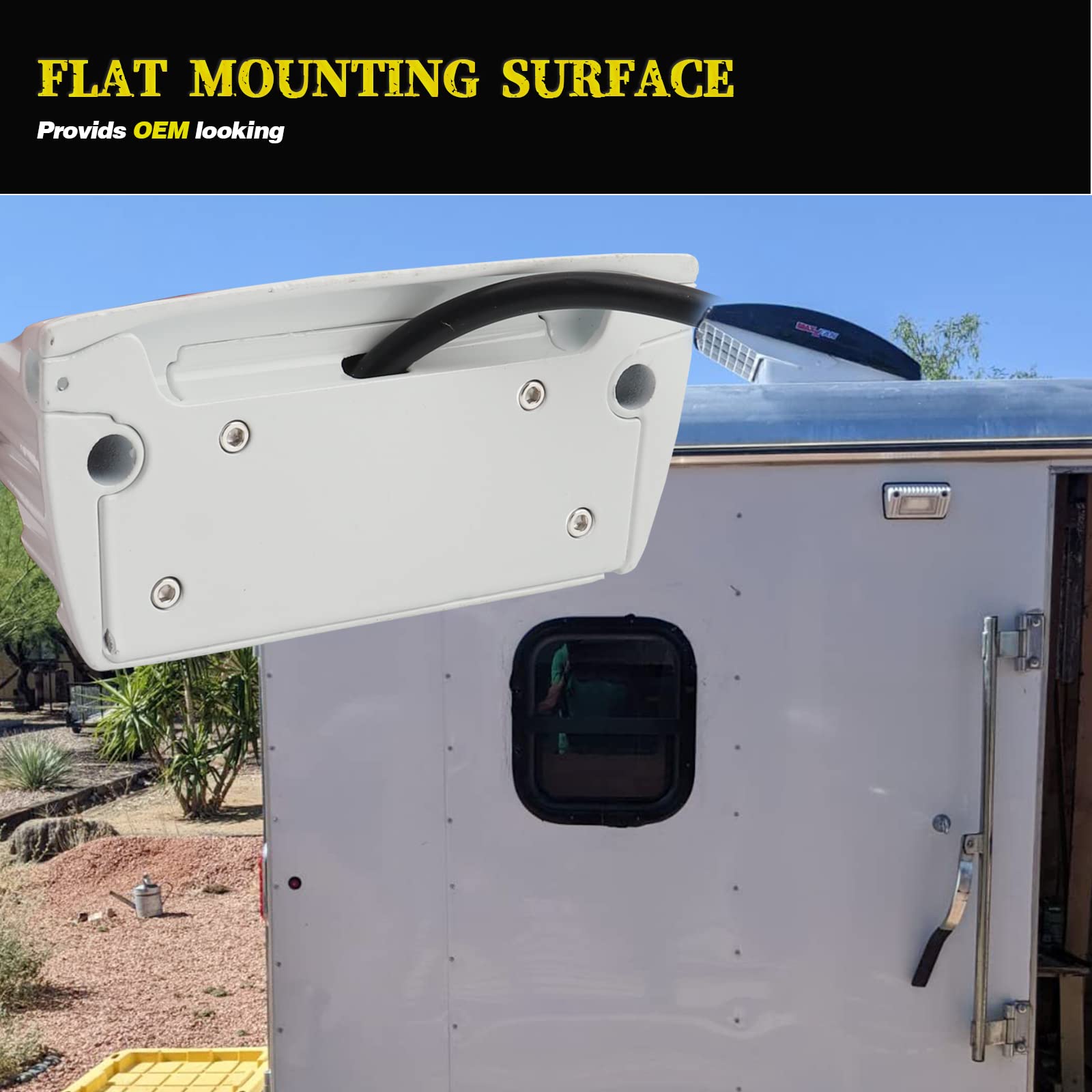 Chelhead RV porch light is a multi-purpose exterior lighting option.