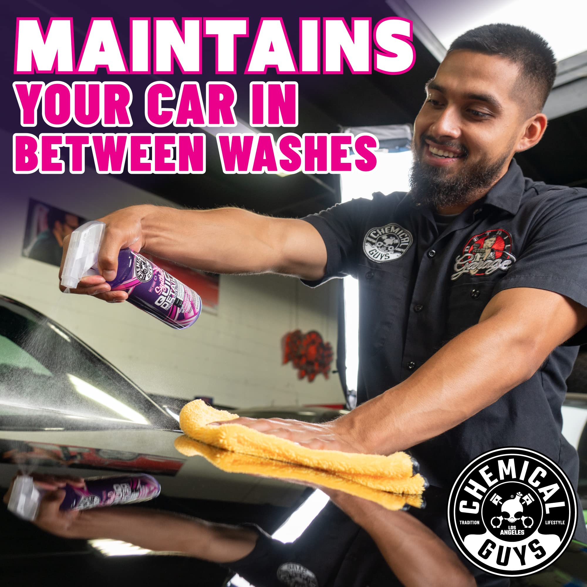 Chemical Guys 128oz-detailer bottle for frequent, economical detailing.