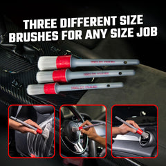 Chemical Guys ACC600 button cleaning brush reaches small controls safely