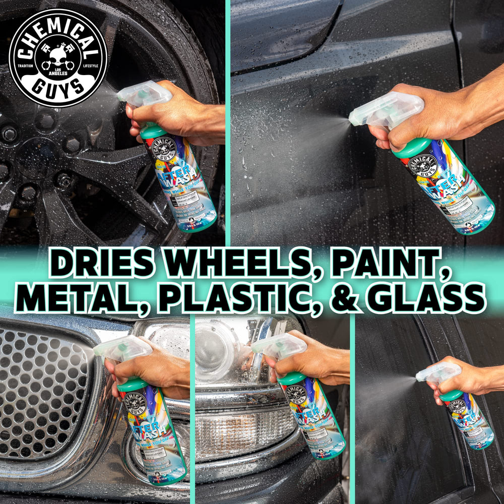 After Wash safely used on all colors and surfaces, including wheels and glass