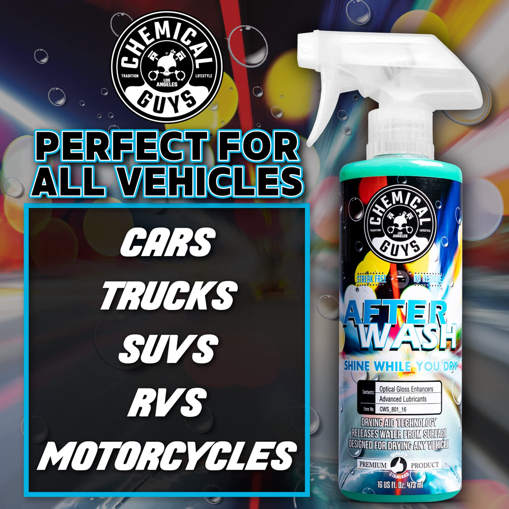 Gloss boost demonstrates enhanced shine during the drying pass