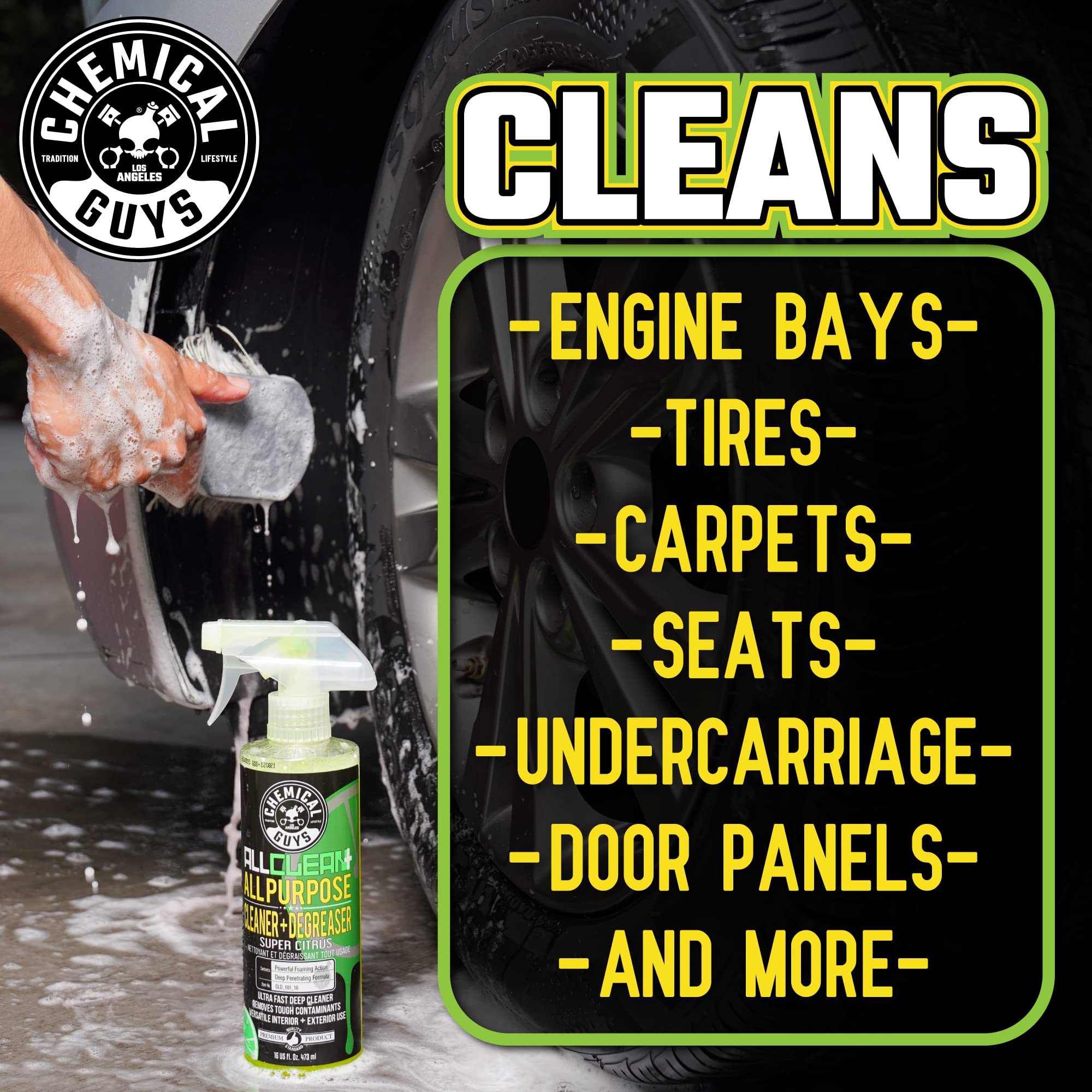 Chemical Guys All Clean+ floor mats cleaning with citrus lift.