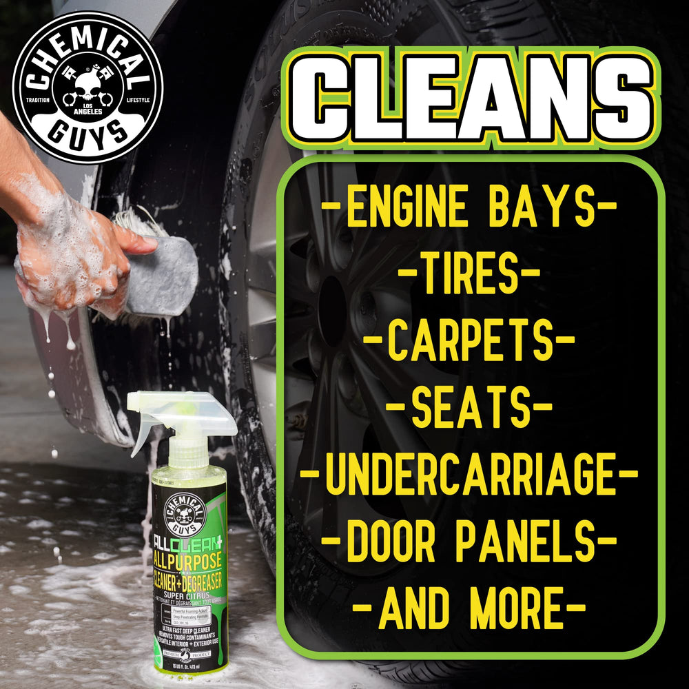 Chemical Guys All Clean+ floor mats cleaning with citrus lift.