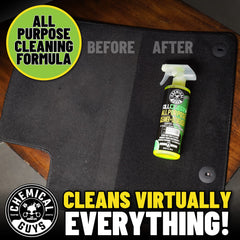 Chemical Guys All Clean+ foaming action reaches cracks and grime.
