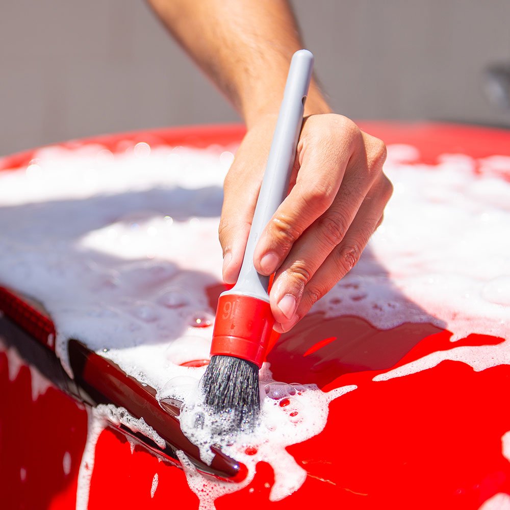 Chemical Guys All in the Details exterior brushes enable precise cleaning on trucks and SUVs