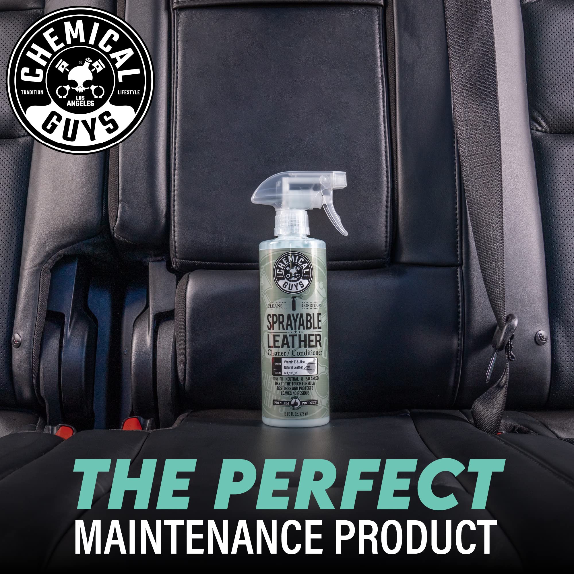 Chemical Guys apparel leather care preserves look and feel on jackets and bags.