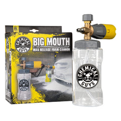 Chemical Guys Big Mouth Max Release Foam Cannon with thick clinging foam for efficient cleaning