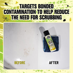 Chemical Guys Bug Sap Tar Remover bumper areas on plastic trim for efficient prep.