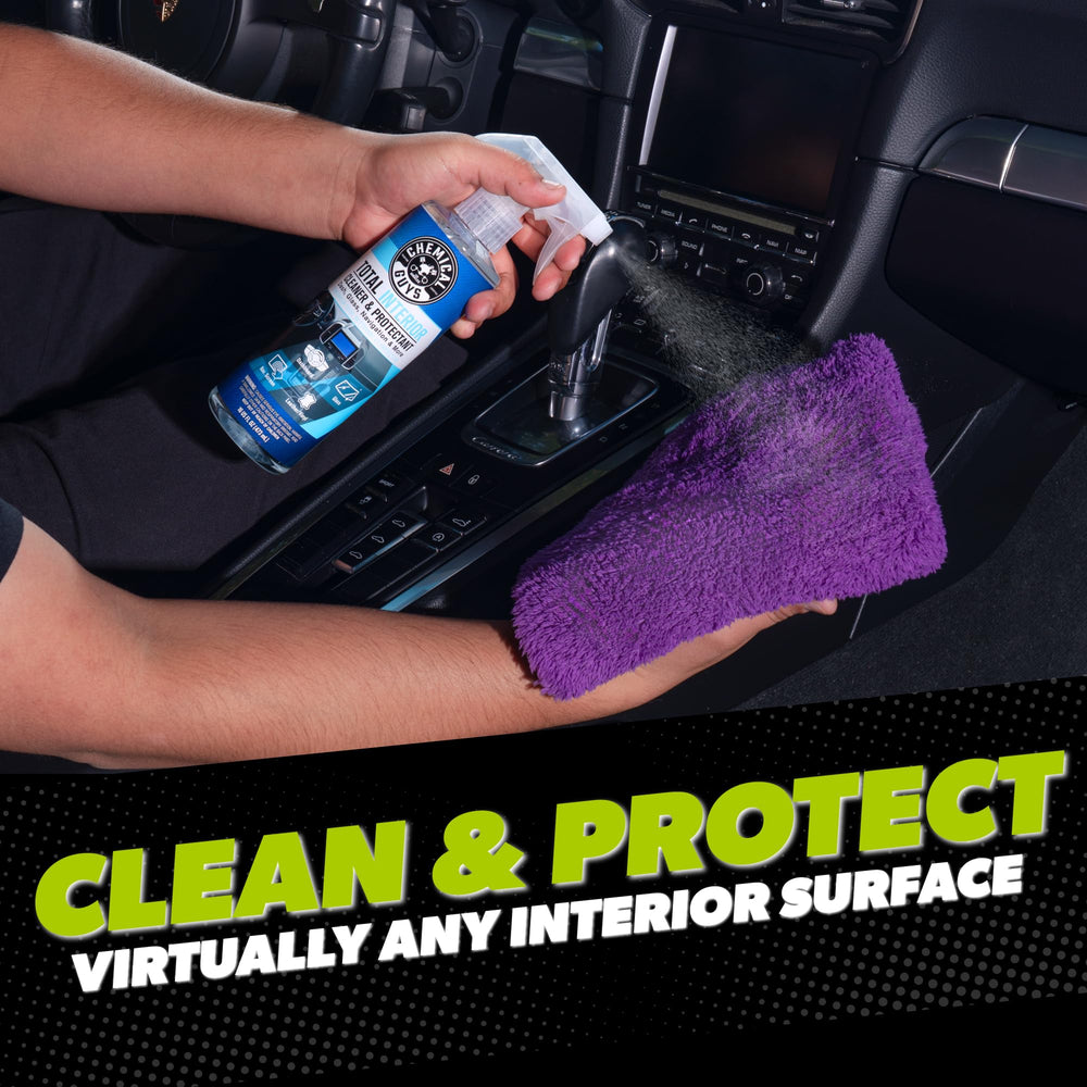 Chemical Guys microfiber-wash-mitt: plush contact reduces swirl marks.