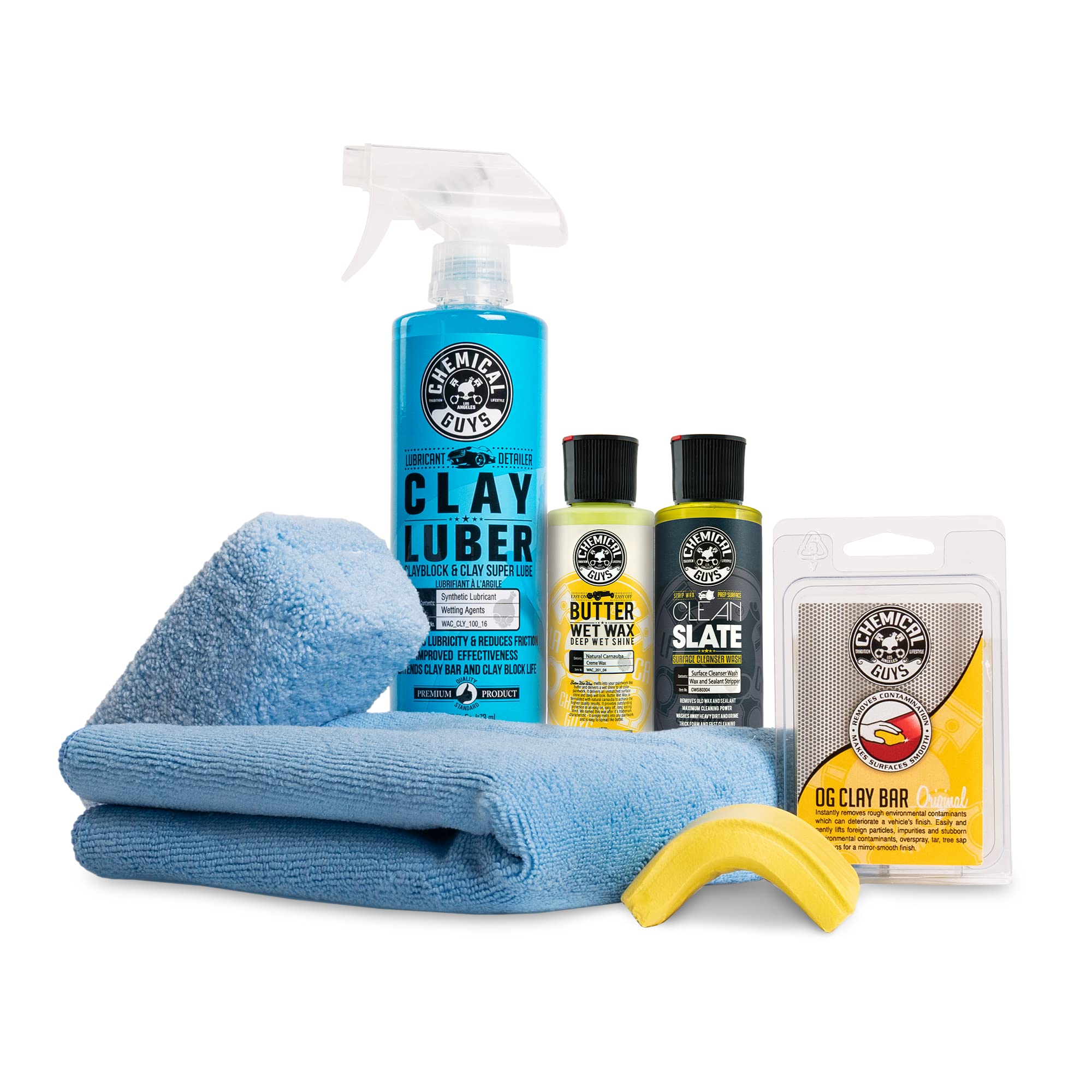 Chemical Guys complete clay system kit for smooth paint finish prep