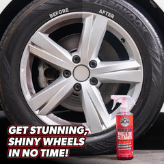 Chemical Guys Diablo wheel cleaner foaming lather lifts grime during cleaning