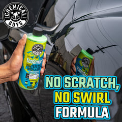 Chemical Guys EcoSmart concentrate showing dilution directions for up to two gallons