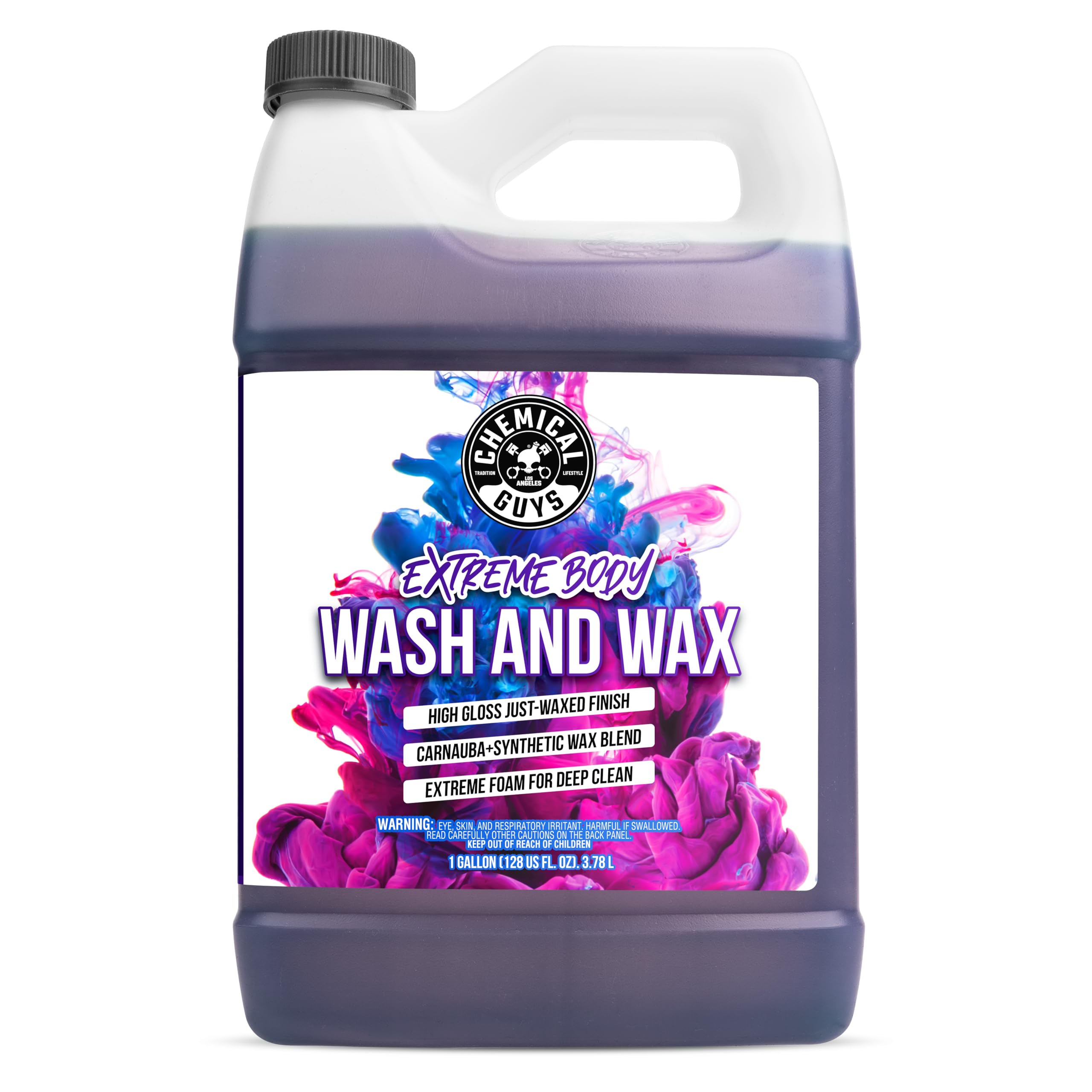 Chemical Guys Extreme Bodywash bottle front showing premium wash with grape scent.