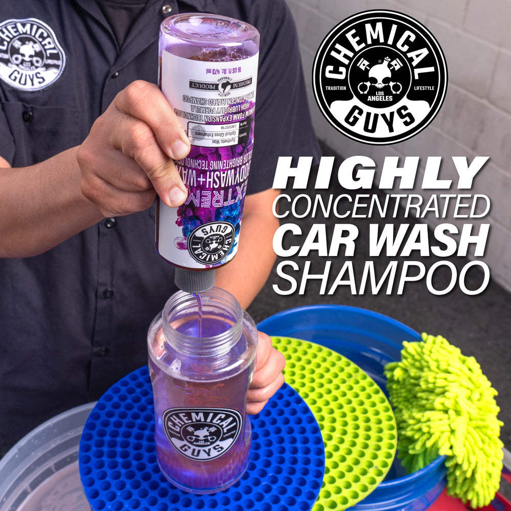 Chemical Guys Extreme Bodywash and Wax suitable for cars, trucks, motorcycles.