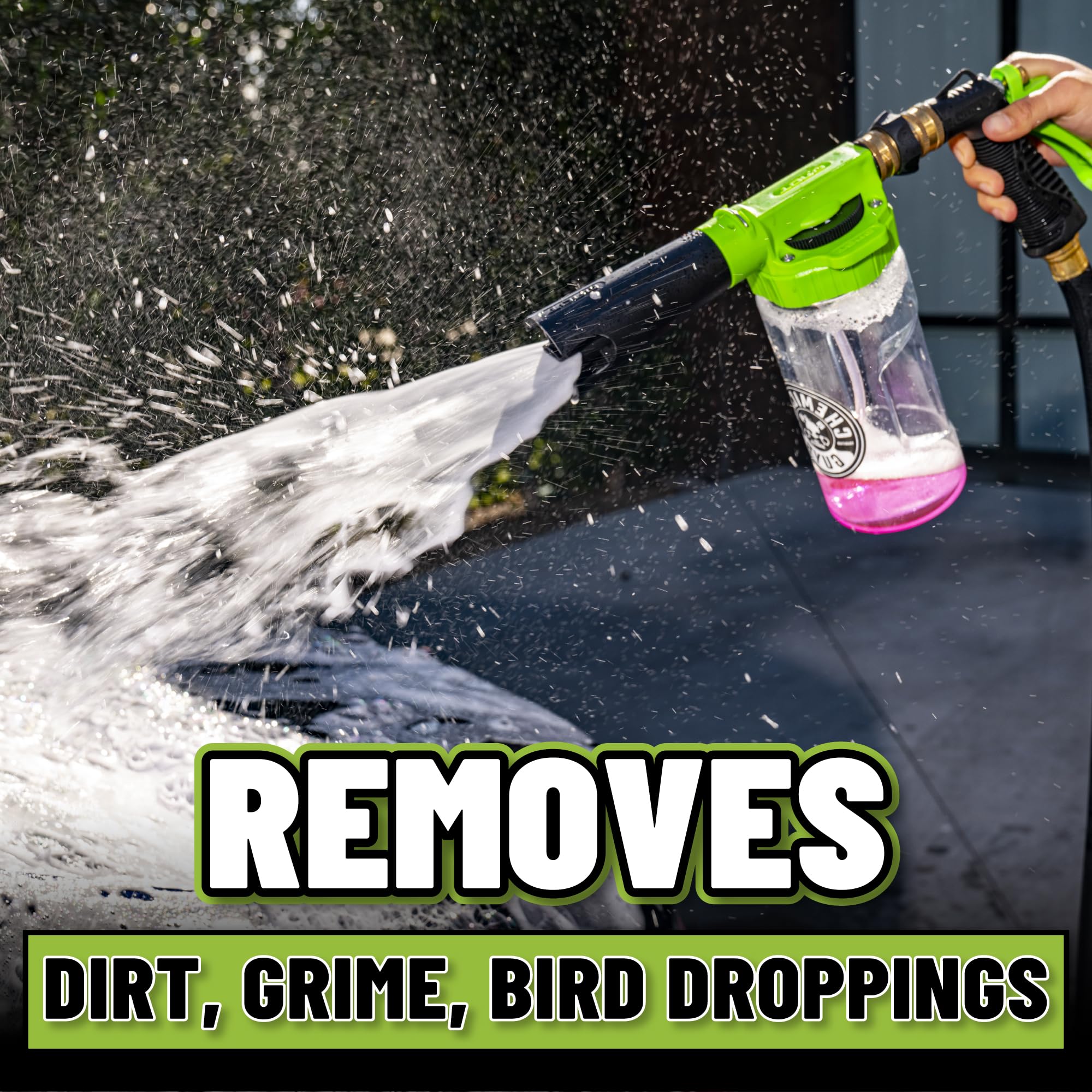 Chemical Guys Foam Blaster 6 car wash gun in action