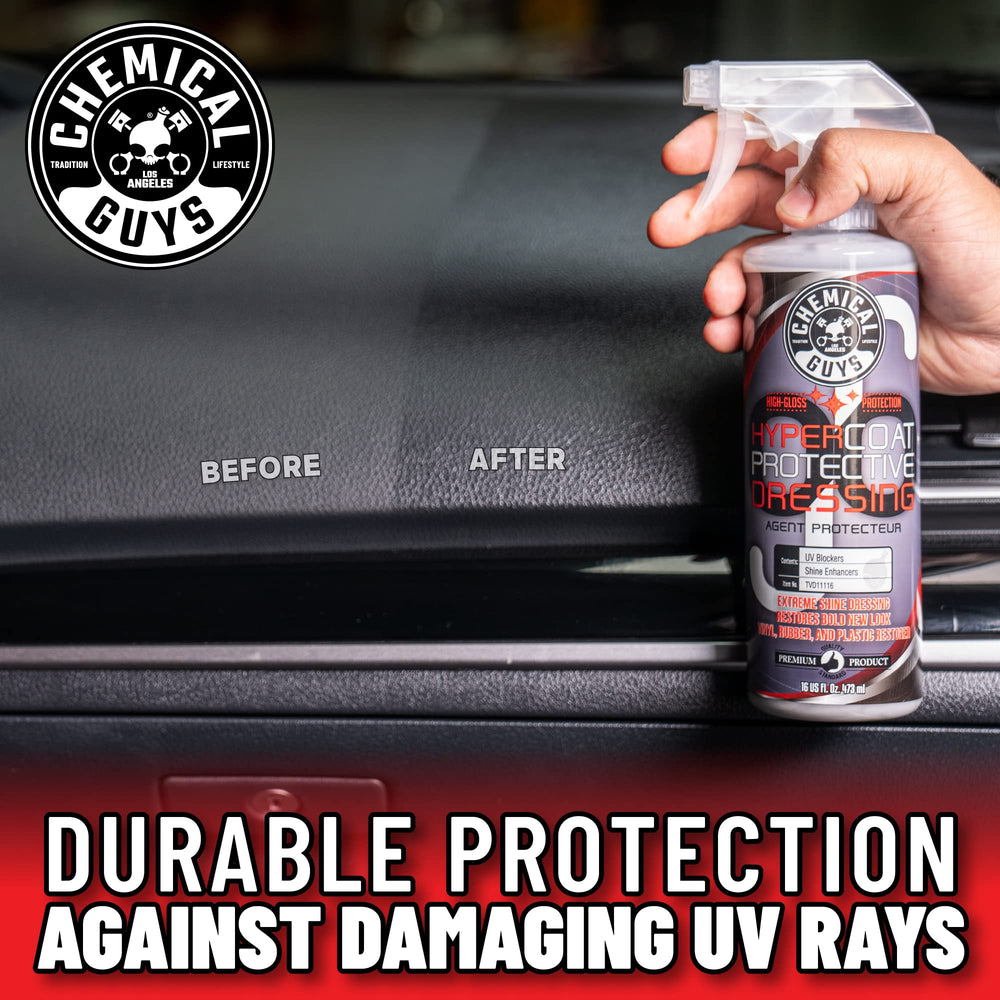 Chemical Guys G6 HyperCoat finish on vinyl delivers a durable high gloss.