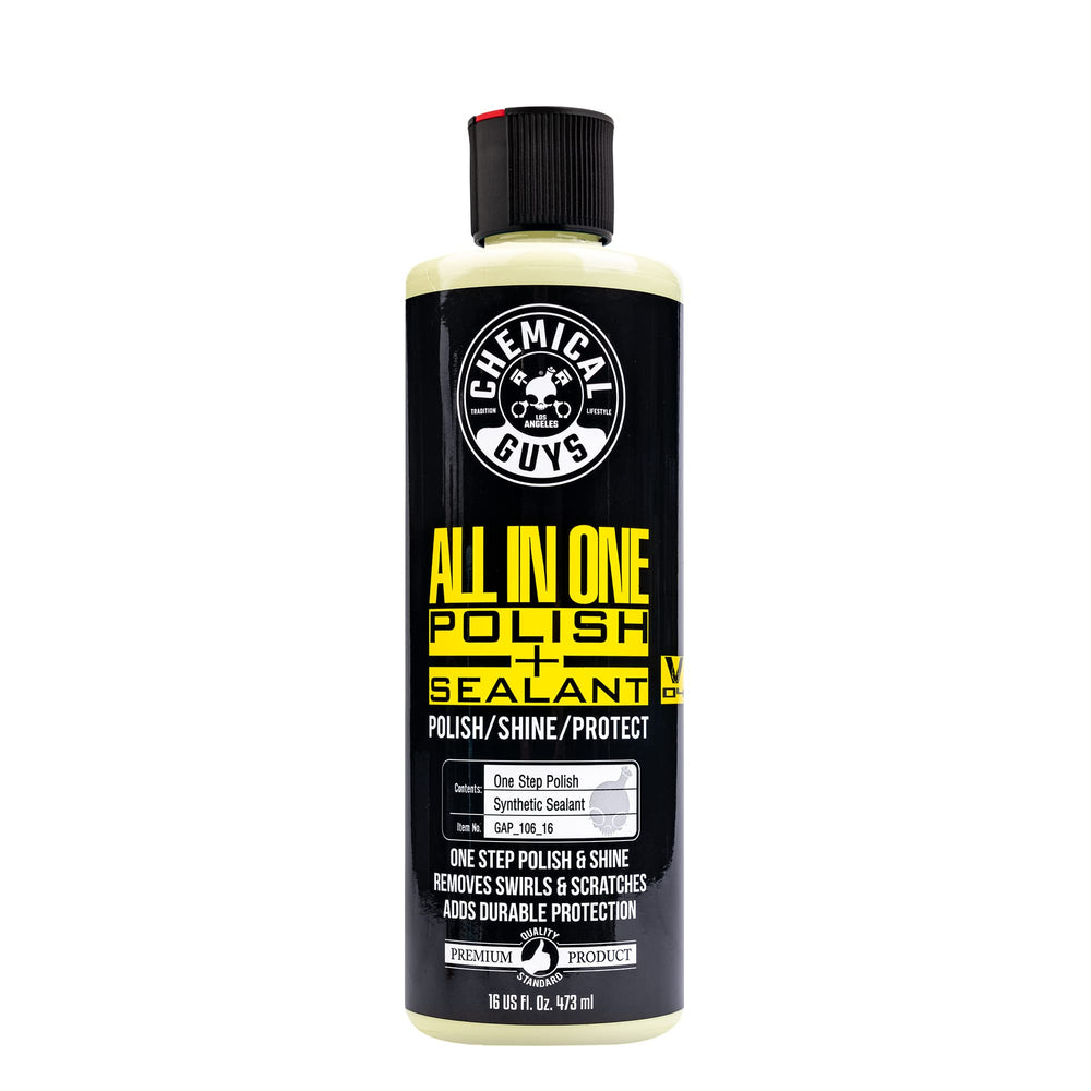 Chemical Guys Gap-106-16 all-in-one bottle demonstrates easy application and protective shine