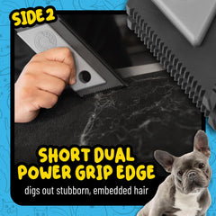 Grubbie Edge ergonomic handle enables precise detailing in tight spaces