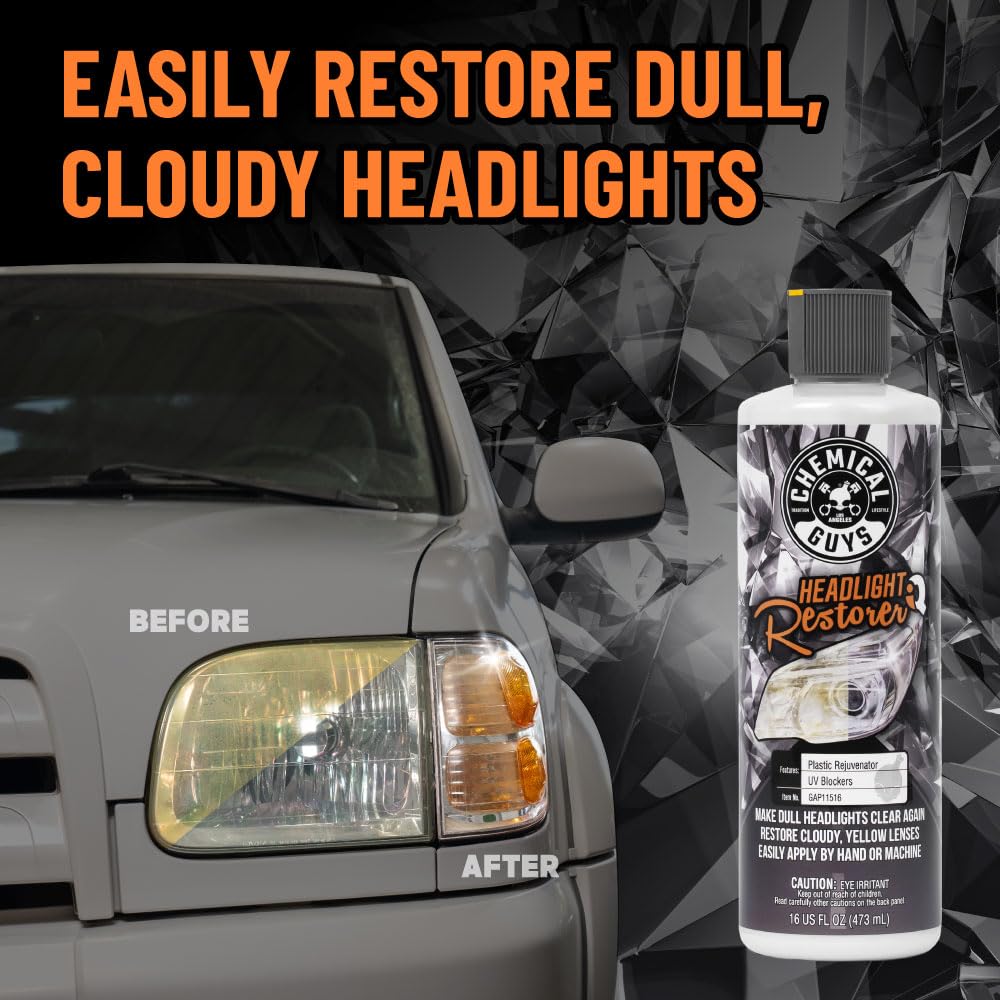 Chemical Guys Headlight Restore and Protect foam pad for smooth application