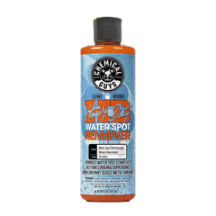 Chemical Guys heavy duty water spot remover gel bottle for easy application