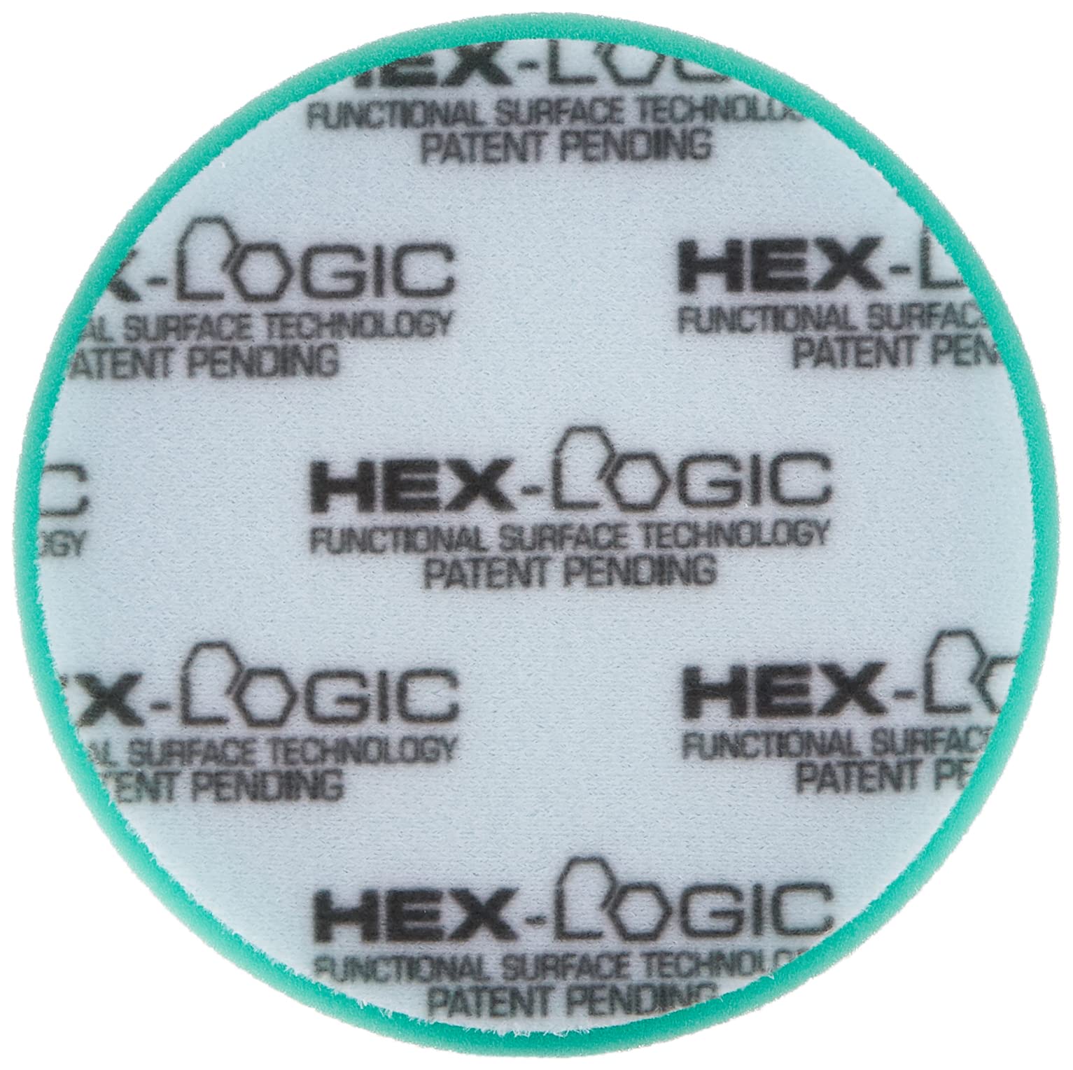 Chemical Guys Hex-Logic surface with hex grooves delivering uniform finish.