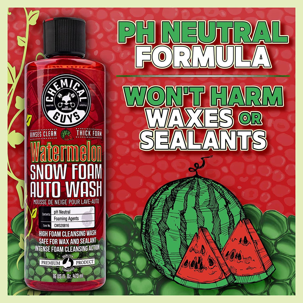 Chemical Guys HOL316 rinse and dry process leaving a mirror-like finish