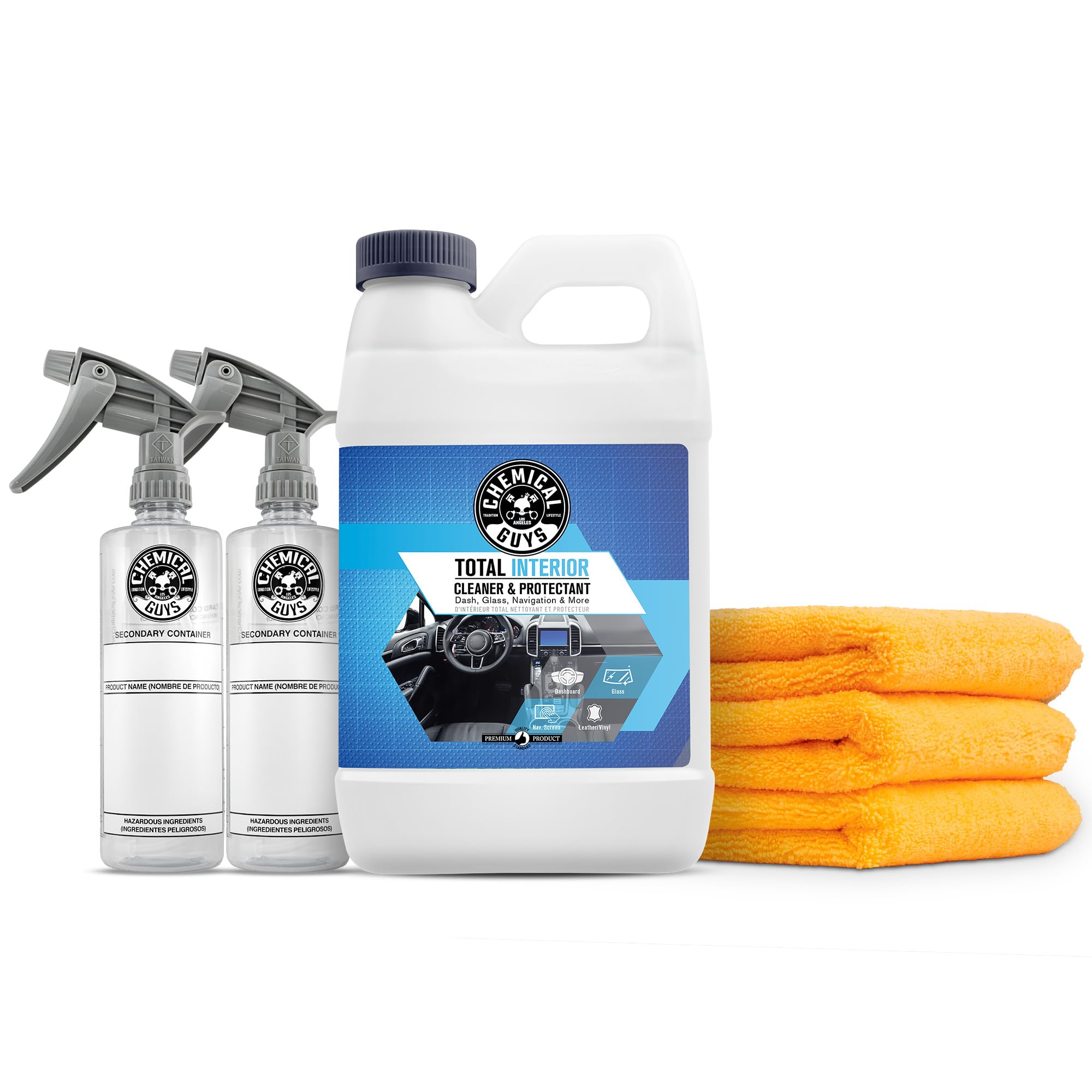 Chemical Guys HOL414 total interior cleaner bottle for easy spray and wipe