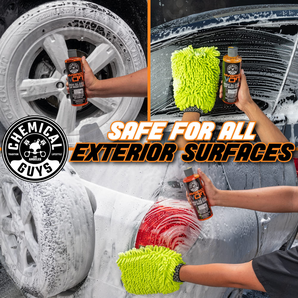 Chemical Guys Hybrid Foaming High Gloss Wash pH-balanced formula is gentle on coatings
