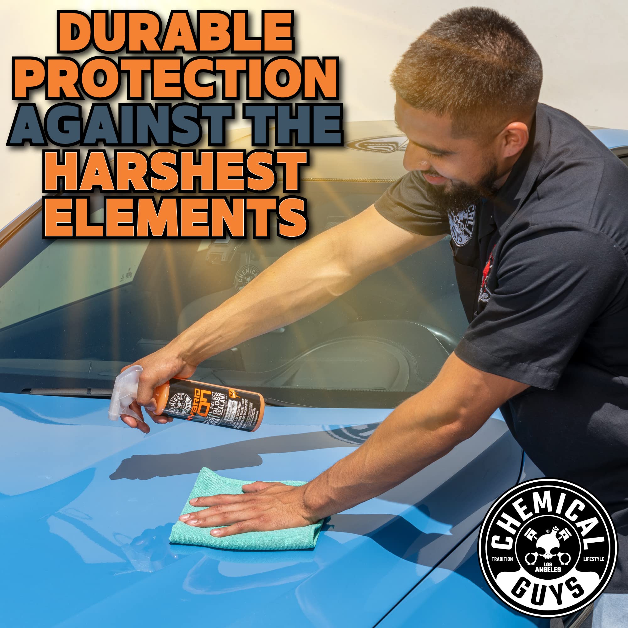 Applying Hybrid V7 to paint for a glossy, color-enhancing finish