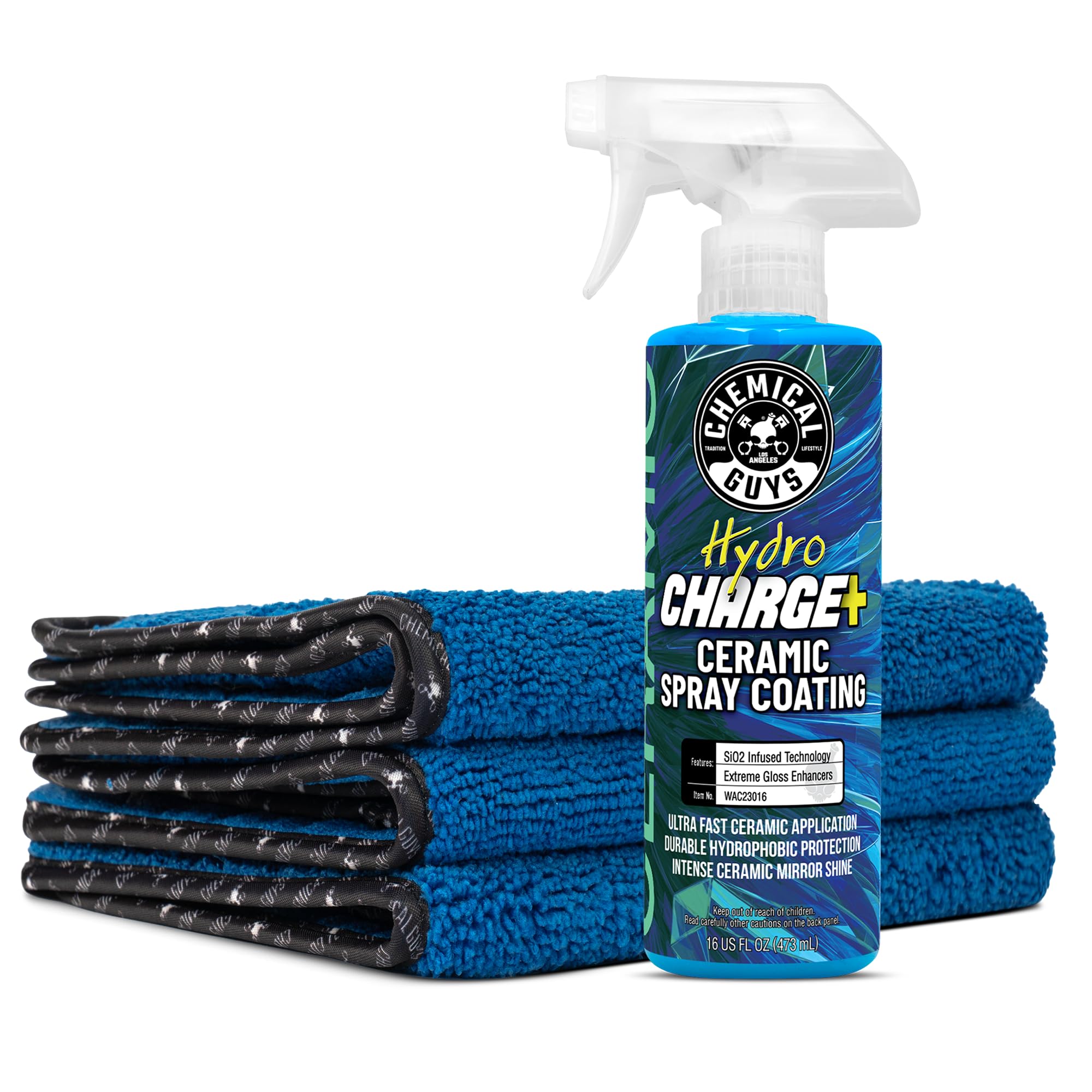 Chemical Guys Hydro Charge spray coating bottle for easy application and shine.
